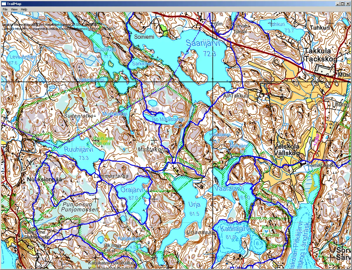 웹 도구 또는 웹 앱 TrailMap 다운로드