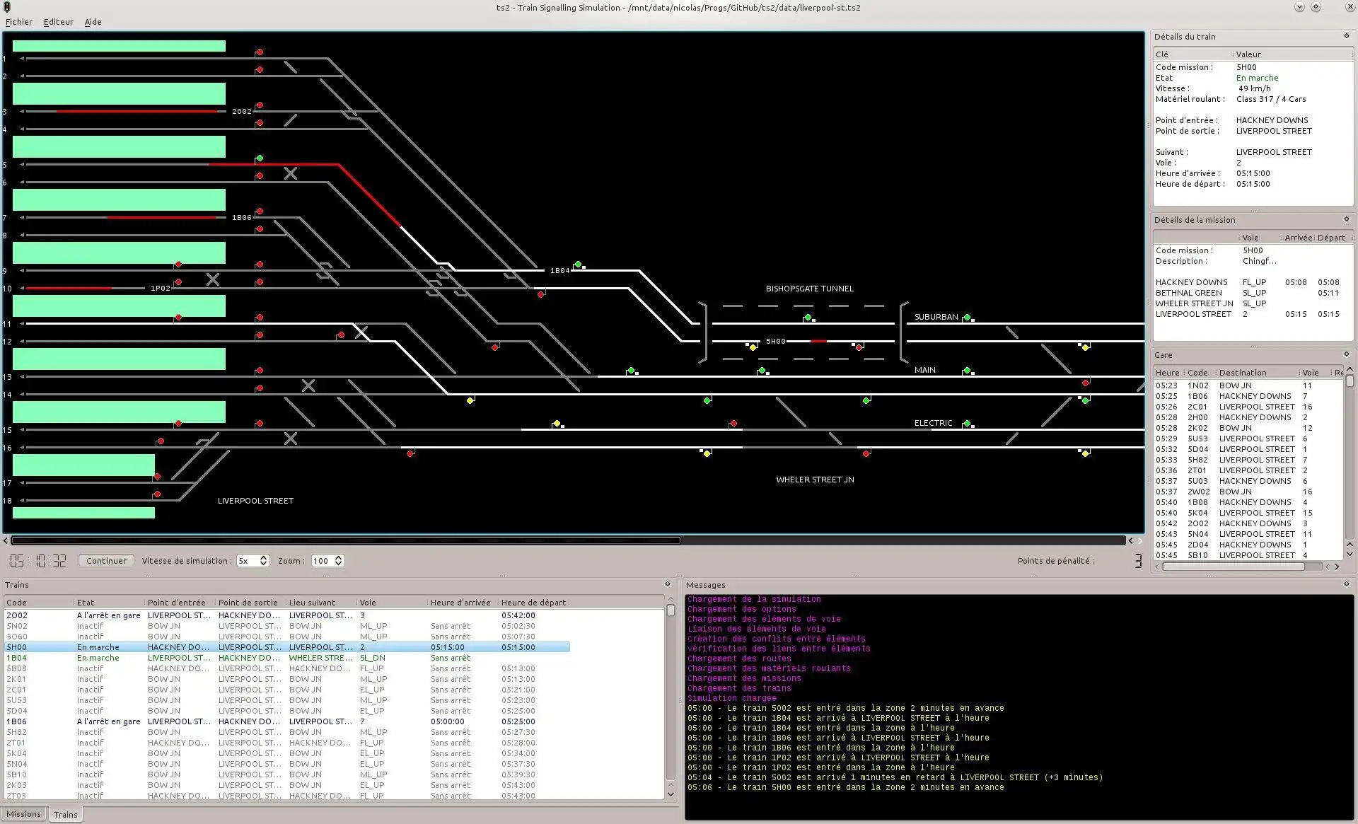 下载 Web 工具或 Web 应用程序 Train Signaling Simulation 以在 Linux 中在线运行