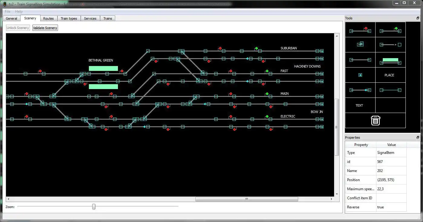 下载 Web 工具或 Web 应用程序 Train Signaling Simulation 以在 Linux 中在线运行
