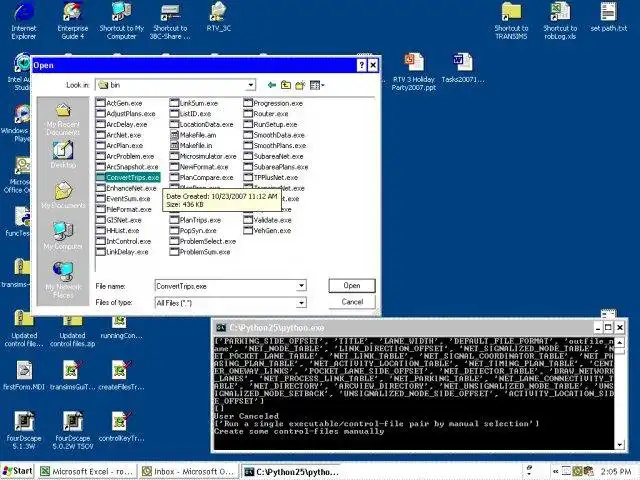 Download web tool or web app Transims Python GUI to run in Windows online over Linux online