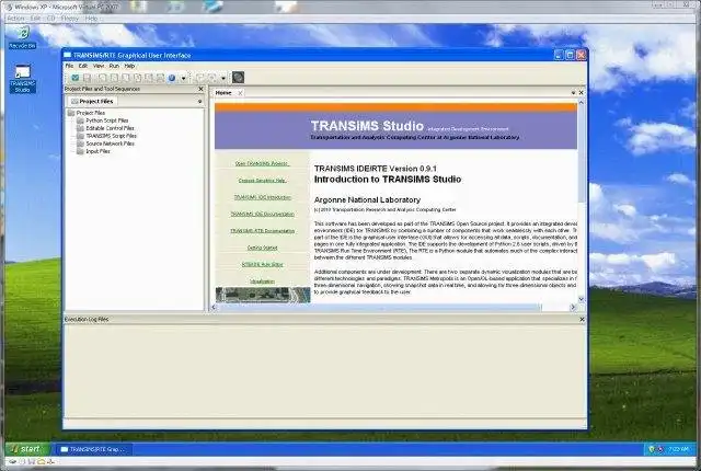 Download web tool or web app TRANSIMS Studio