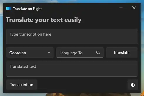 Mag-download ng web tool o web app Translate-on-flight