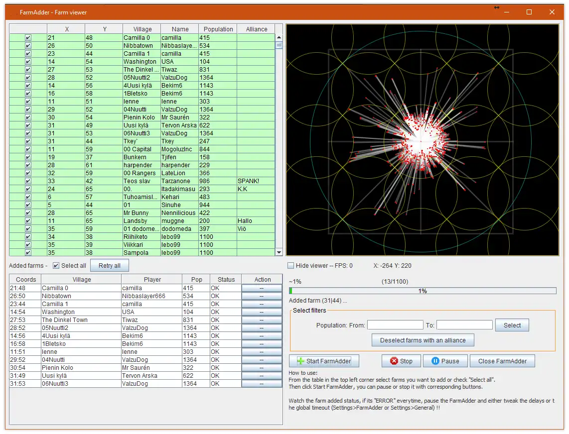Download web tool or web app TravBot travian bot to run in Windows online over Linux online