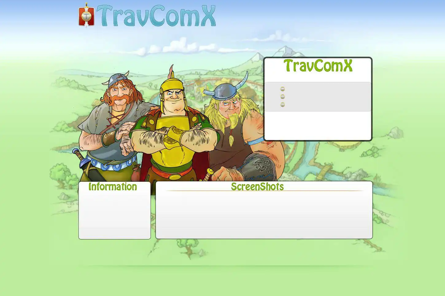 Unduh alat web atau aplikasi web TravComX untuk dijalankan di Windows online melalui Linux online
