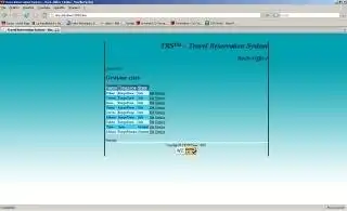 Download web tool or web app Travels reservation system