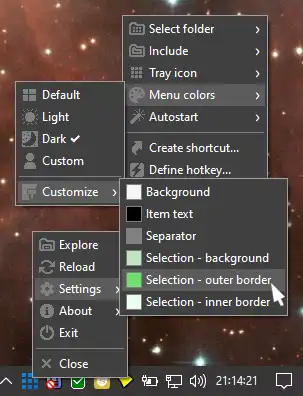 Tải xuống công cụ web hoặc ứng dụng web TrayMenu