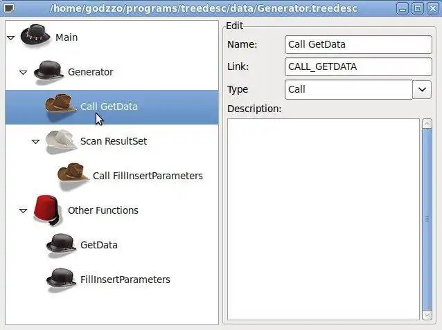 Download web tool or web app TreeDesc