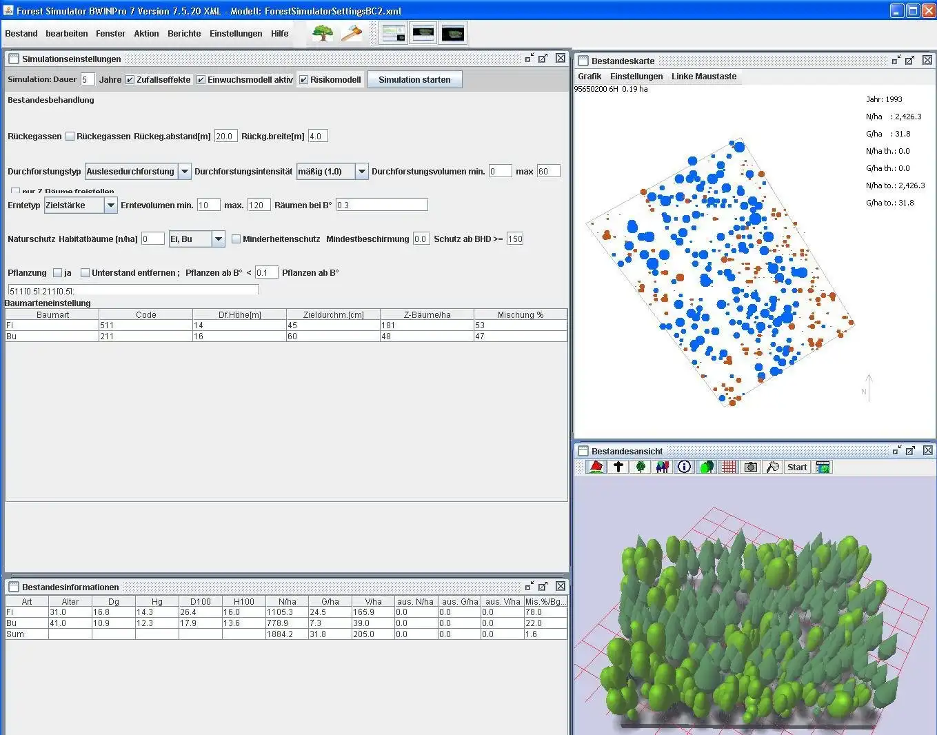 Download web tool or web app TreeGrOSS Forest Growth Simulation