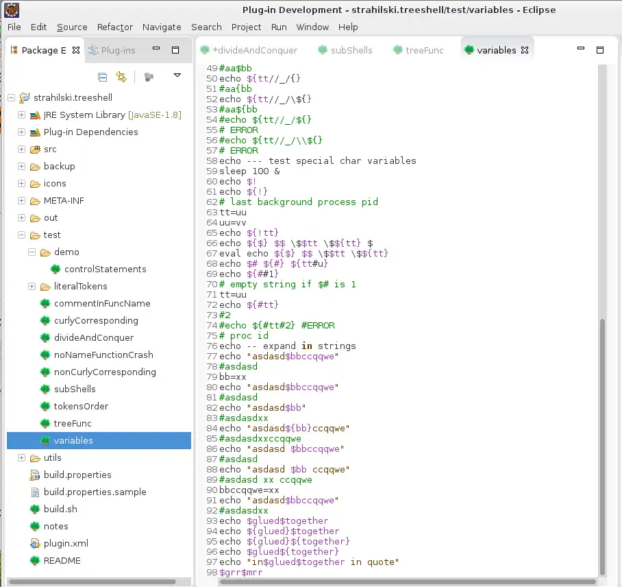 Download web tool or web app treeshell