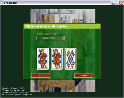 Mag-download ng web tool o web app na Tressette para tumakbo sa Windows online sa Linux online