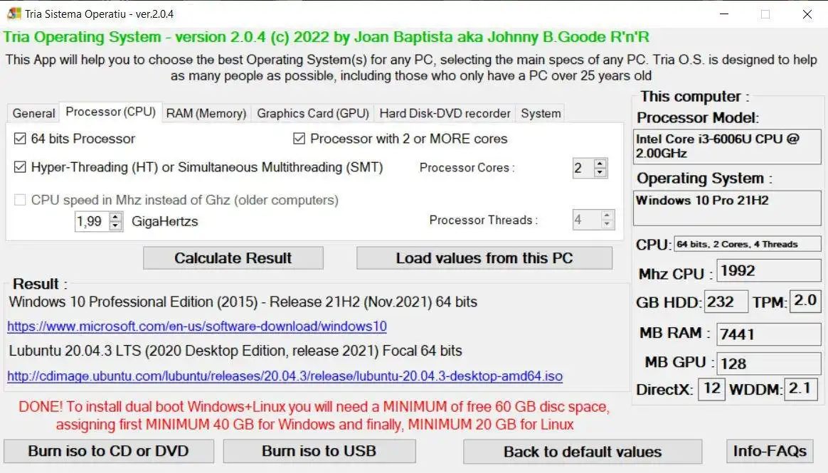 下载网络工具或网络应用程序 Tria Sistema Operatiu