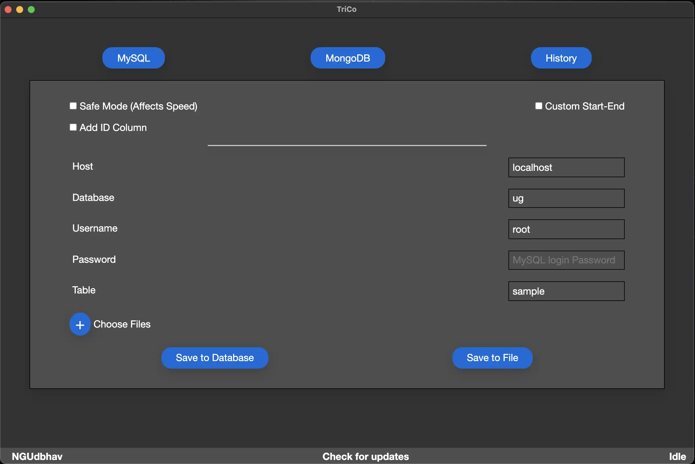 Download web tool or web app Trico-electron-app