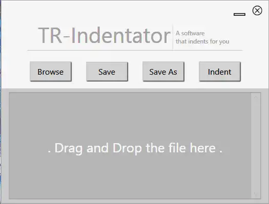 Download web tool or web app TR-Indentator