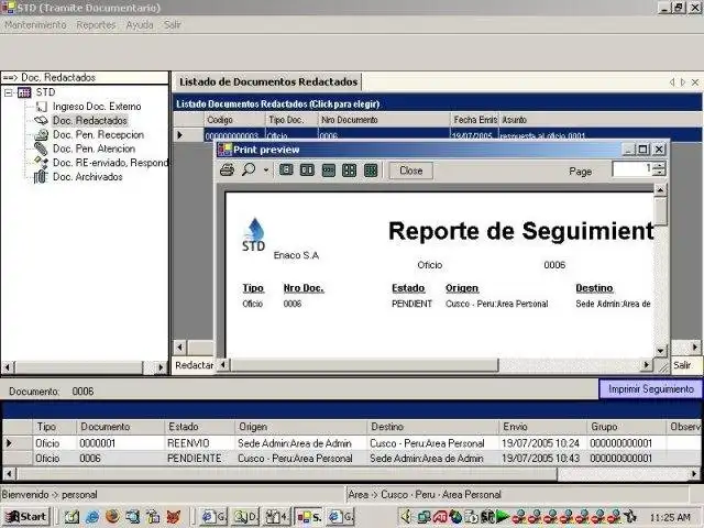 Download web tool or web app Trámite Documentario