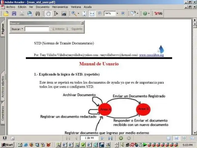 Download web tool or web app Trámite Documentario