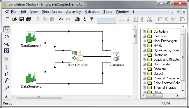 Web ツールまたは Web アプリをダウンロード TRNSYS-Java カプラー