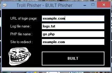 Muat turun alat web atau aplikasi web Troll Phisher