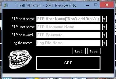 Muat turun alat web atau aplikasi web Troll Phisher