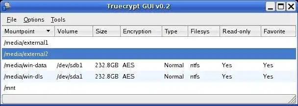 Download web tool or web app truecrypt GUI