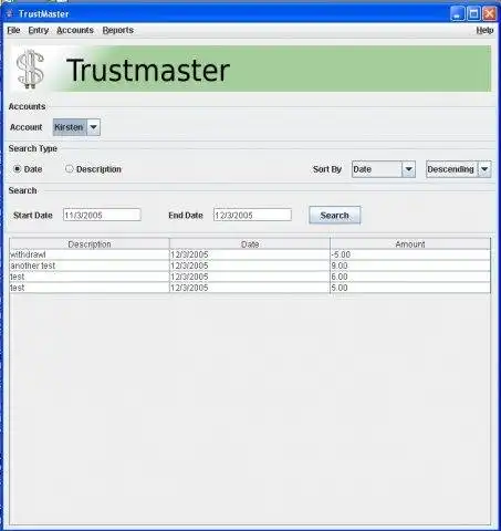Web aracını veya web uygulamasını indirin TrustMaster güven hesap yöneticisi