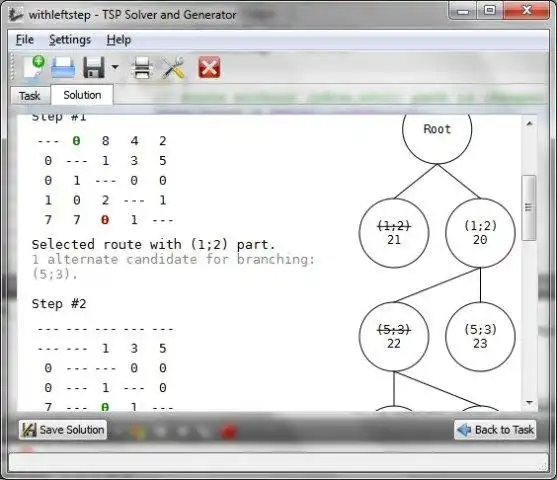 ดาวน์โหลดเครื่องมือเว็บหรือเว็บแอป TSP Solver and Generator