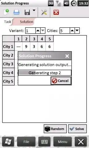 ابزار وب یا برنامه وب TSP Solver and Generator را دانلود کنید