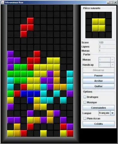 Scarica lo strumento Web o l'app Web Tétrominus Rex per l'esecuzione in Linux online
