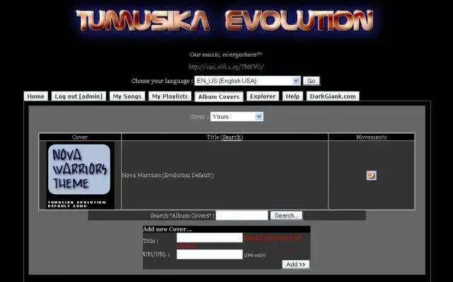 Download web tool or web app TuMusika Evolution