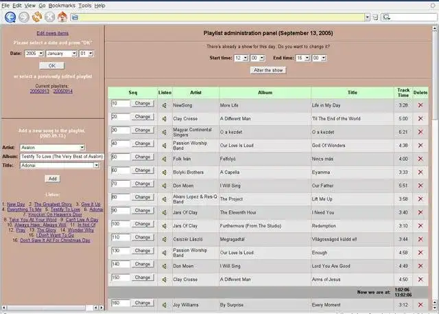 Download web tool or web app TuneQueue