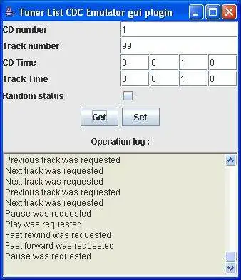 Download web tool or web app Tuner List CDC Emulator