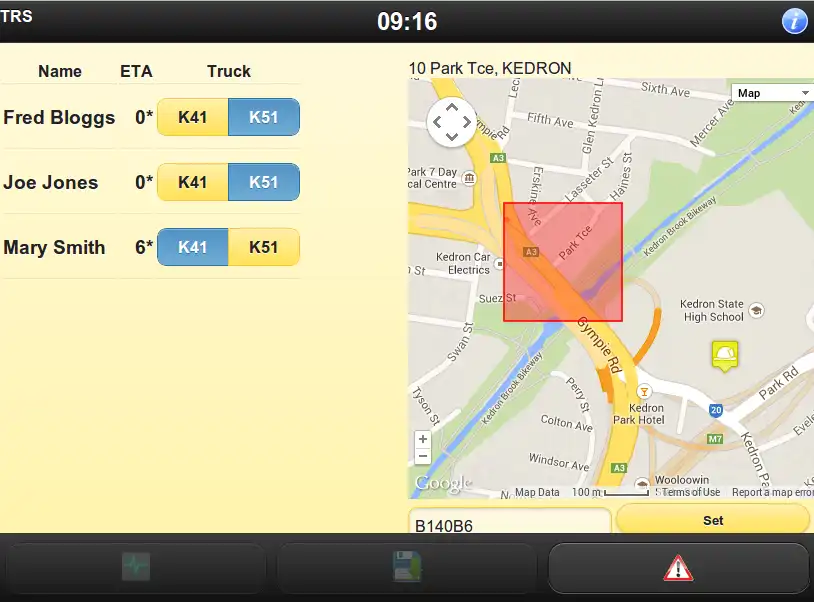 Download web tool or web app Turnout Response Systsem