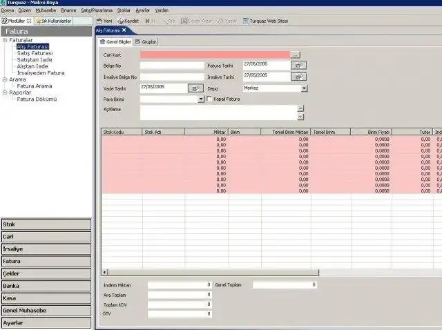 قم بتنزيل أداة الويب أو تطبيق الويب Turquaz Financial Accounting