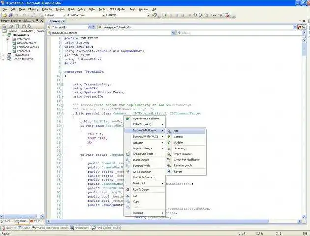 Download webtool of webapp TUsvnAddIn