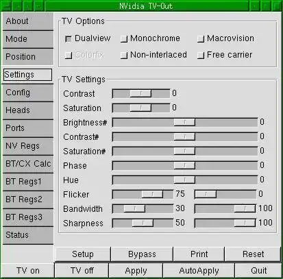 Download web tool or web app TV-Out for NVidia cards