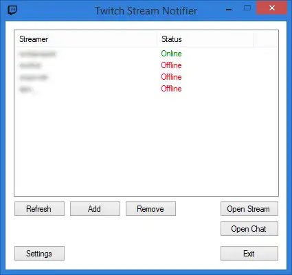 Download web tool or web app Twitch Stream Notifier