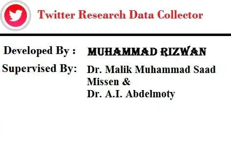 Download web tool or web app Twitter Research Data Collector