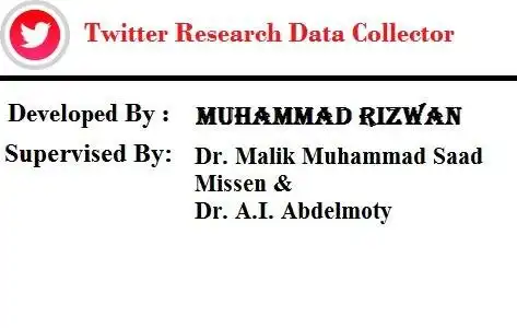 Download webtool of webapp Twitter Research Data Collector