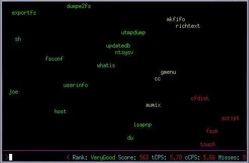 Pobierz narzędzie internetowe lub aplikację internetową typespeed, aby działać w systemie Linux online