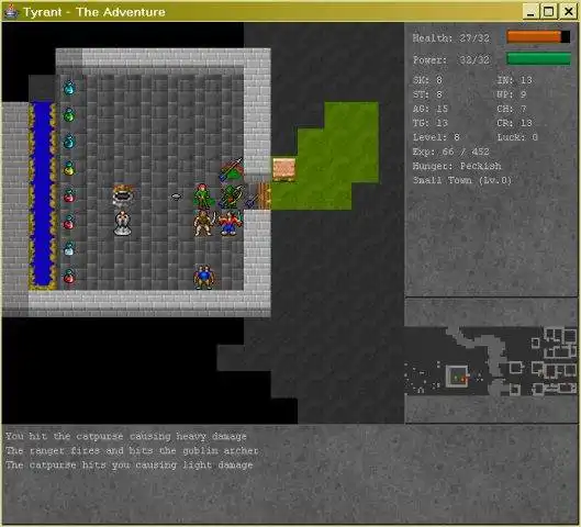 Download web tool or web app Tyrant - Java Roguelike to run in Windows online over Linux online
