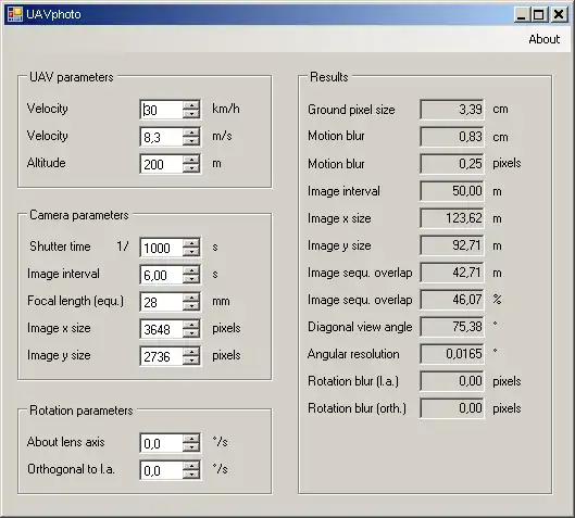 Download web tool or web app UAVphoto to run in Windows online over Linux online