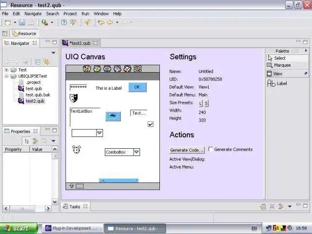 Download web tool or web app UBIQLIPSE: Ui Builder for UIQ in Eclipse