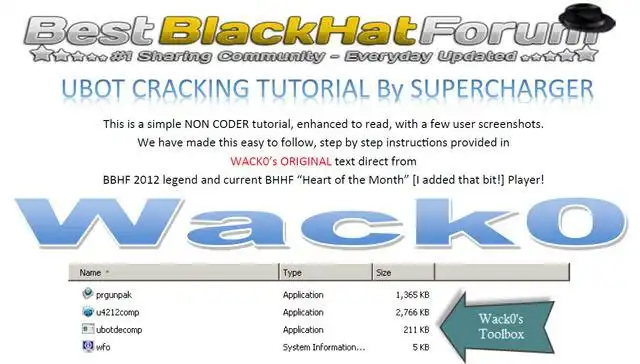 Download web tool or web app UBot Cracking Tools