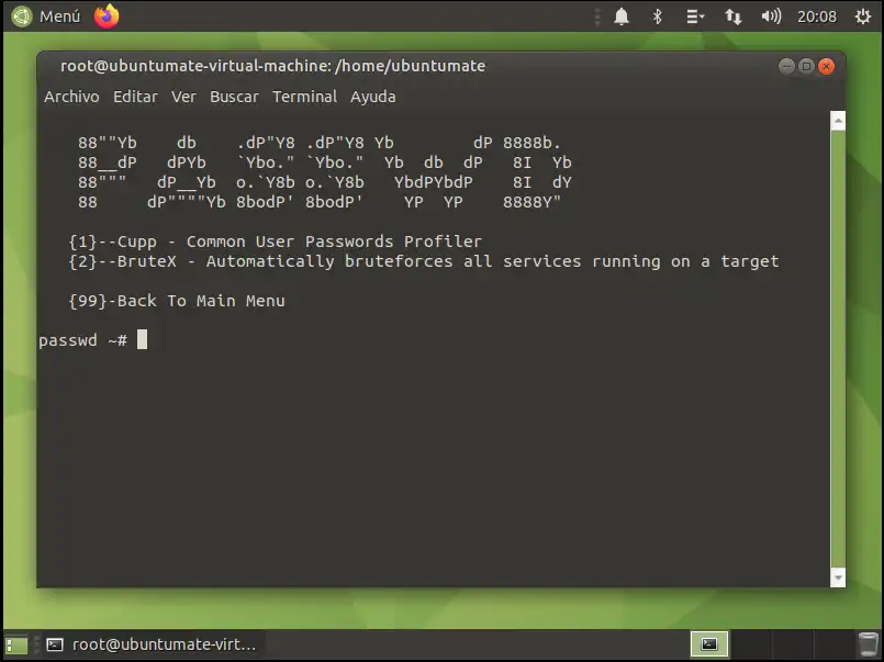 Загрузите веб-инструмент или веб-приложение Ubuntu Mate + Hacking Tools