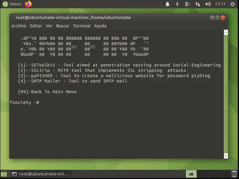 Завантажте веб-інструмент або веб-програму Ubuntu Mate + інструменти злому