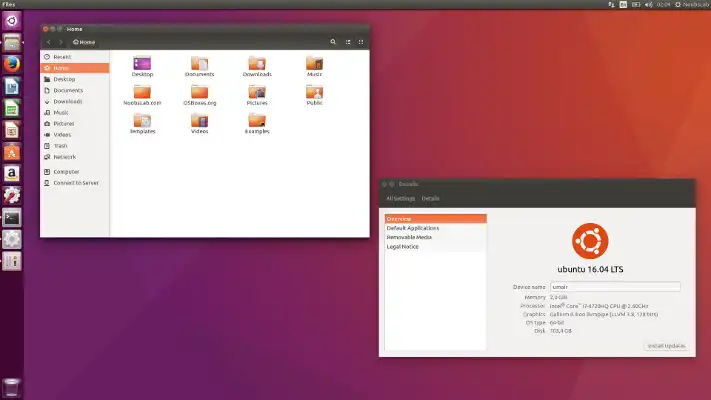 Versione online gratuita di Ubuntu 16