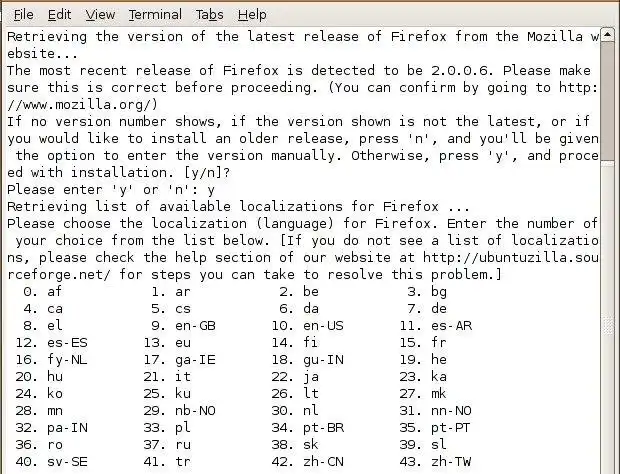 Scarica lo strumento web o l'app web Ubuntuzilla: Mozilla Software Installer