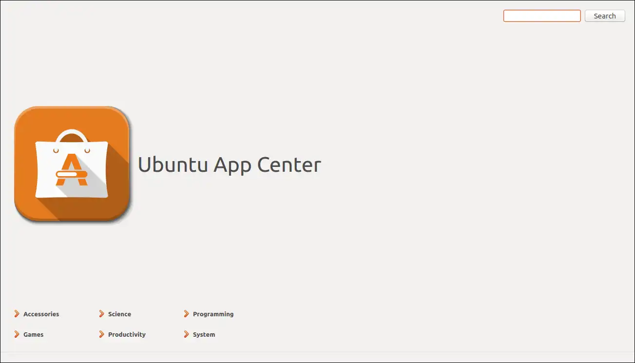 Download web tool or web app Ubutnu App Center
