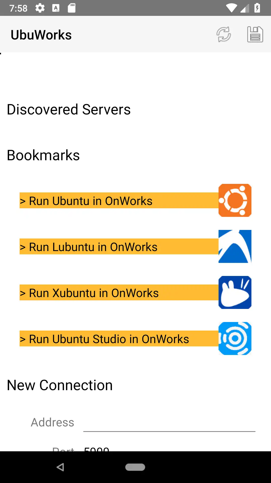 来自 Android 的 UbuWorks Ubuntu