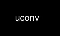 Run uconv in OnWorks free hosting provider over Ubuntu Online, Fedora Online, Windows online emulator or MAC OS online emulator