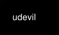 Run udevil in OnWorks free hosting provider over Ubuntu Online, Fedora Online, Windows online emulator or MAC OS online emulator